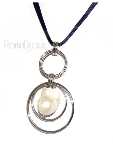 NonSoloArgentiNALBORI collana tennis argento 925 cuori zirconi