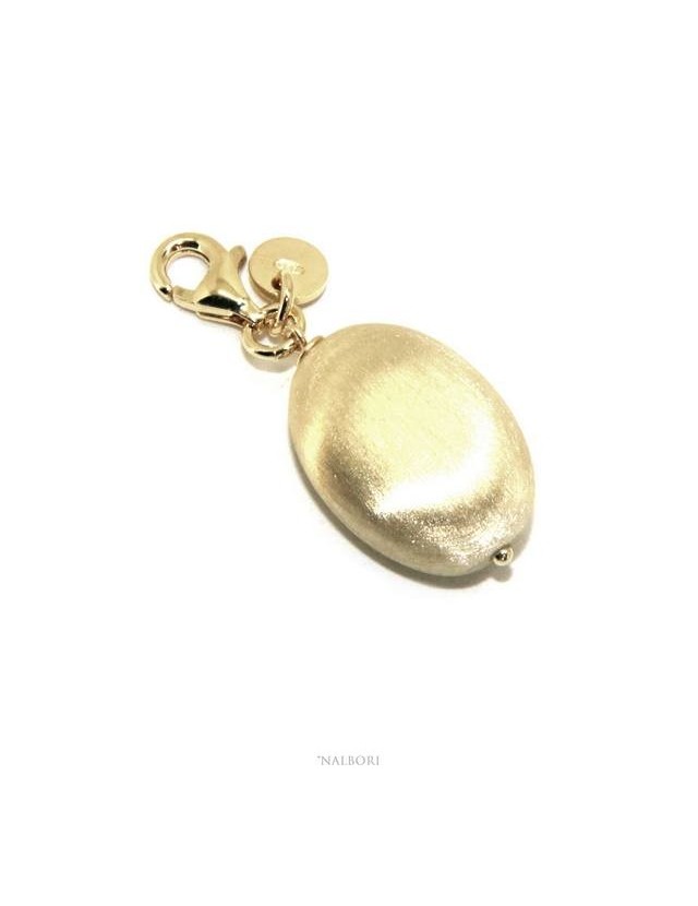 NALBORI confetto nozze d'oro ciondolo charm argento 925 50 anni ma