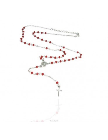 Rosary necklace man 925...